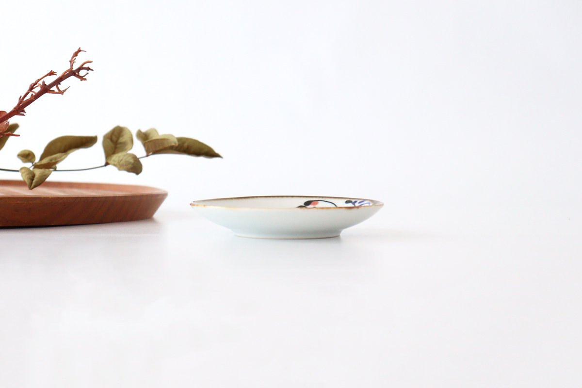 kotohogi Sauce Plate Crane | Hasami Ware