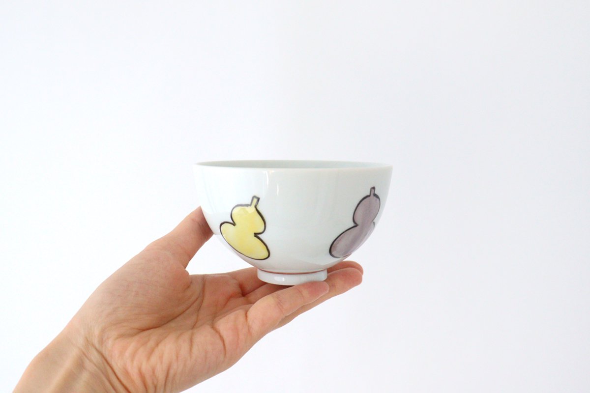 Zoho Klin Rice Bowl Six Gourds | Mino Ware