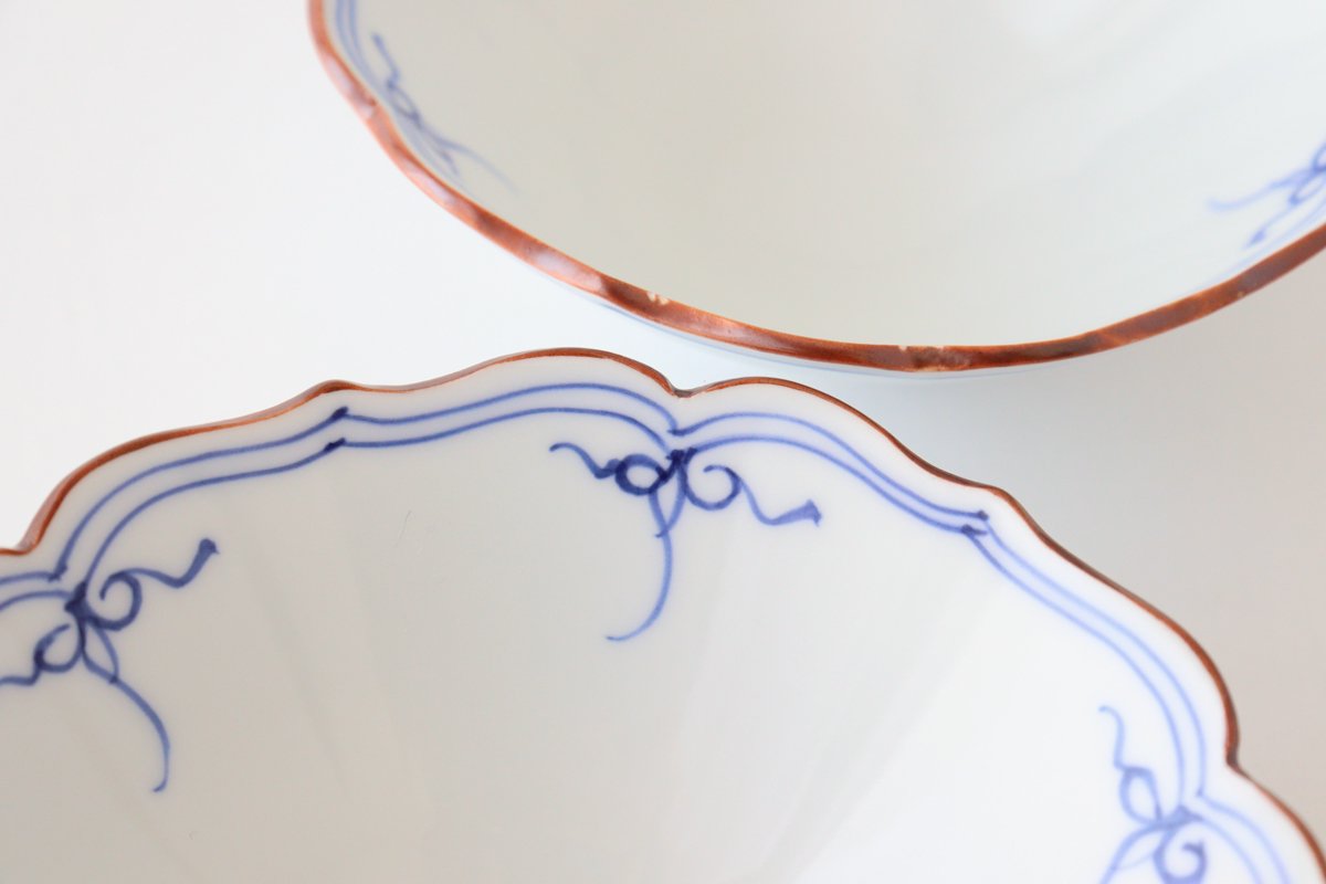Bellflower-shaped Small Bowl Blue | Kobachi Hasami Ware