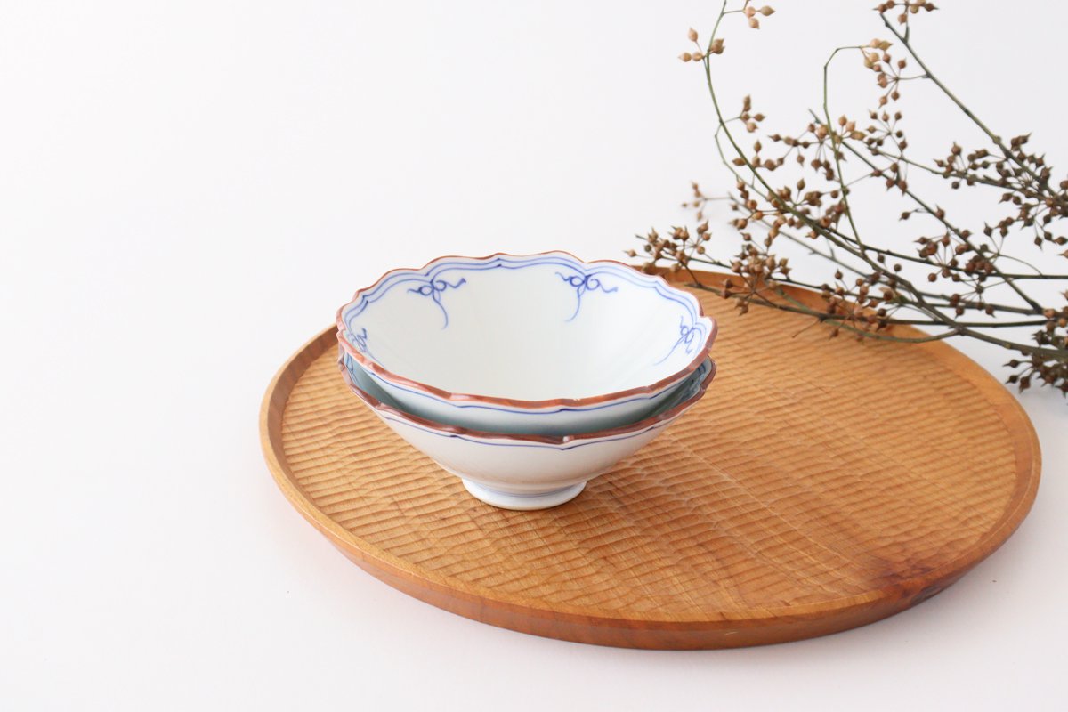 Bellflower-shaped Small Bowl Blue | Kobachi Hasami Ware