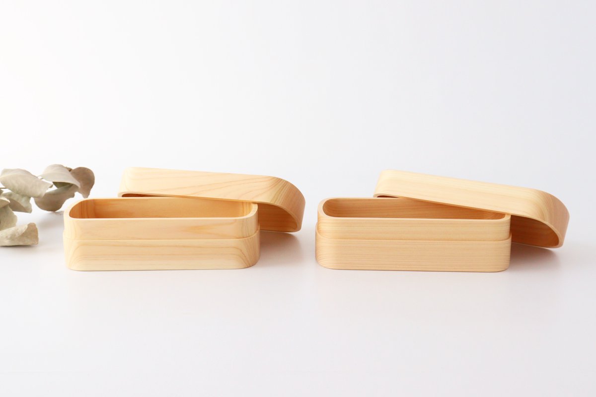 Tsunoda Seibei Shoten Kishu Hinoki Bento Box