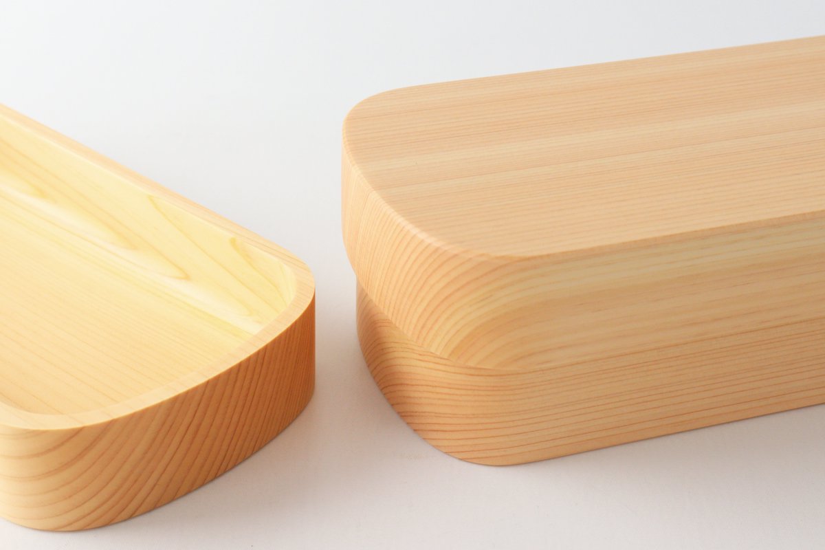 Tsunoda Seibei Shoten Kishu Hinoki Bento Box