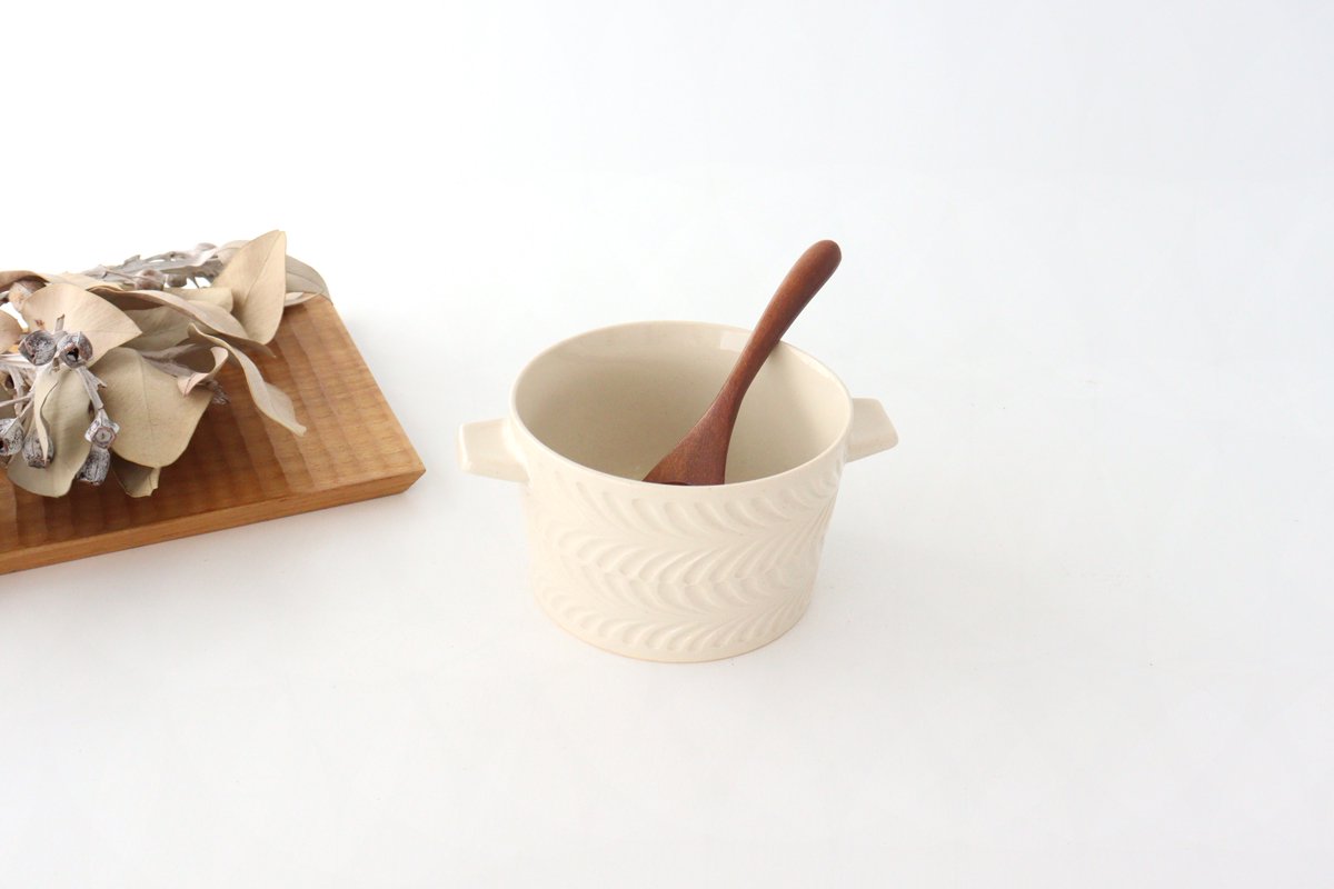 Cocotte Ivory Pottery Rosemary Hasami Ware