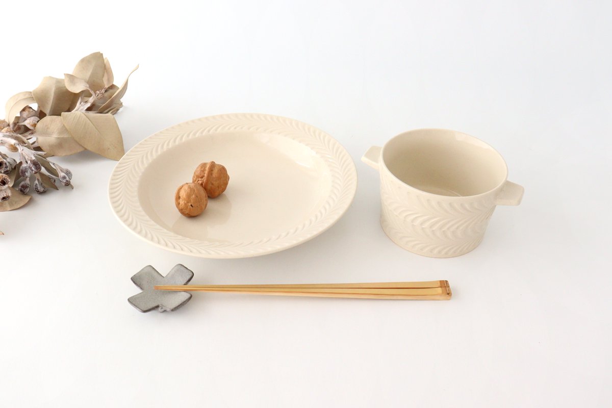 Cocotte Ivory Pottery Rosemary Hasami Ware