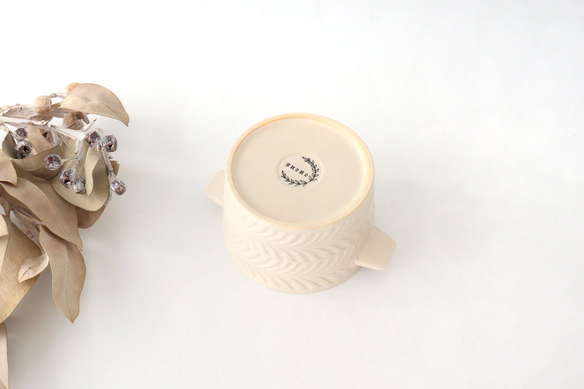 Cocotte Ivory Pottery Rosemary Hasami Ware