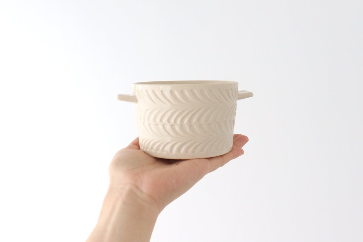 Cocotte Ivory Pottery Rosemary Hasami Ware