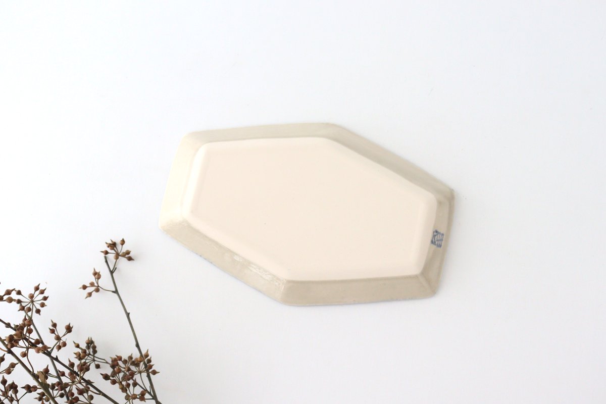 Hexagonal Long Plate Flower Pattern | Arita Ware