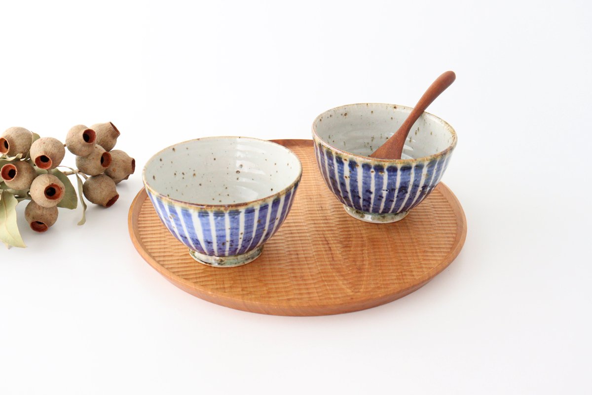 Rice Bowl Tokusa Blue | Hasami Ware