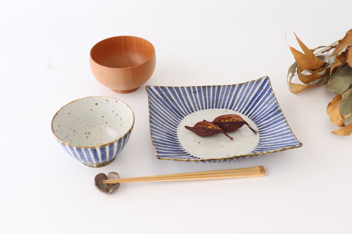 Rice Bowl Tokusa Blue | Hasami Ware