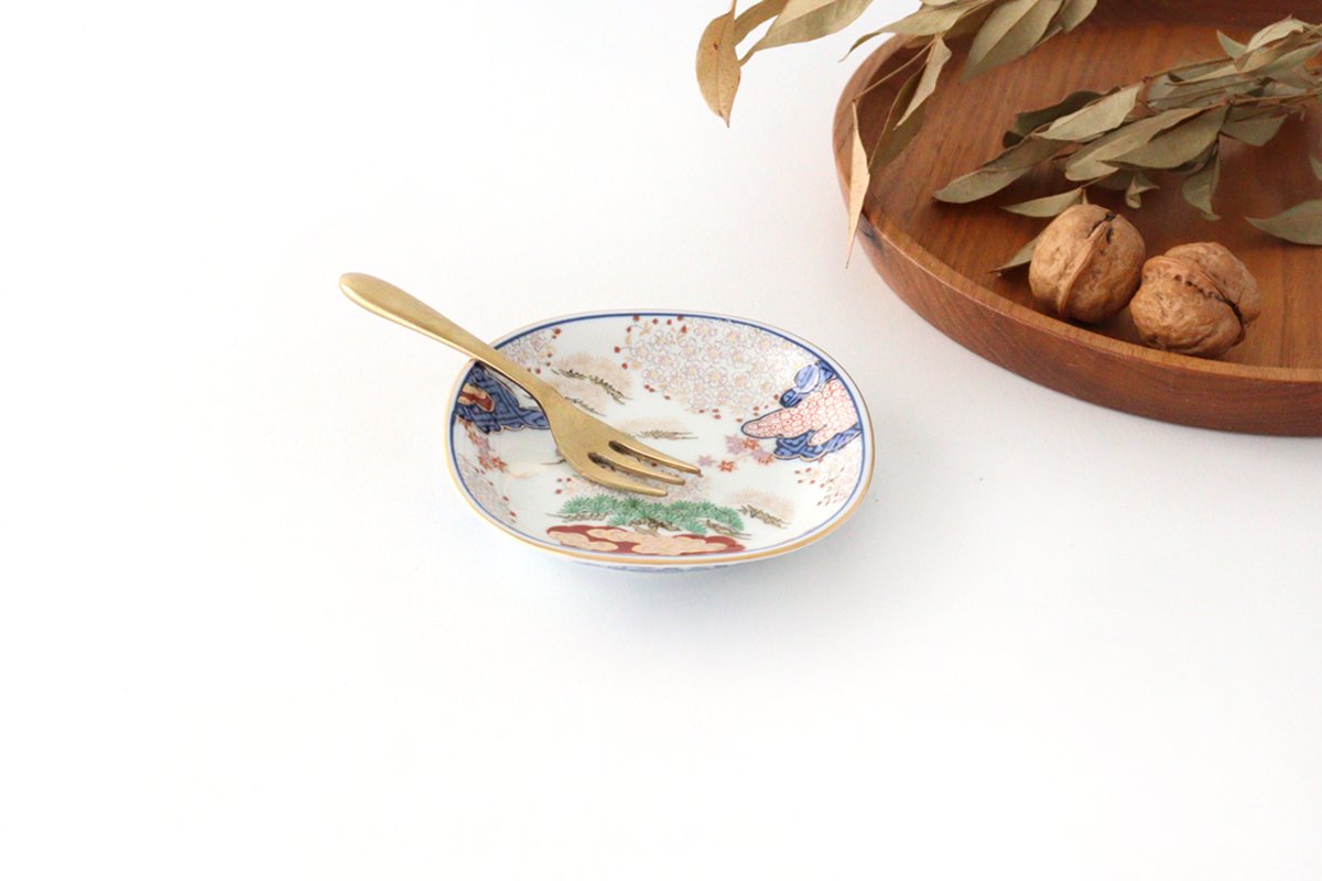 Small Plate Spring and Autumn Pattern | Arita Ware