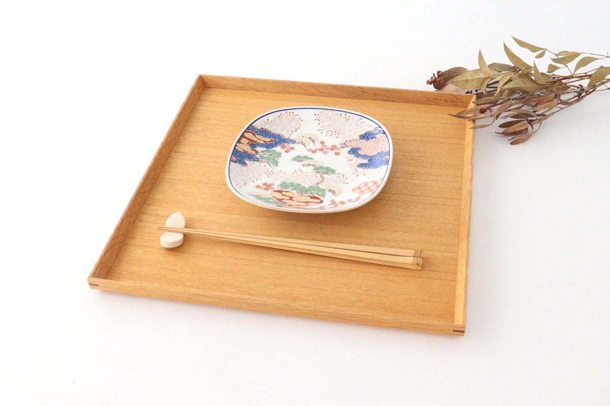 Round Plate Spring and Autumn Pattern | Arita Ware