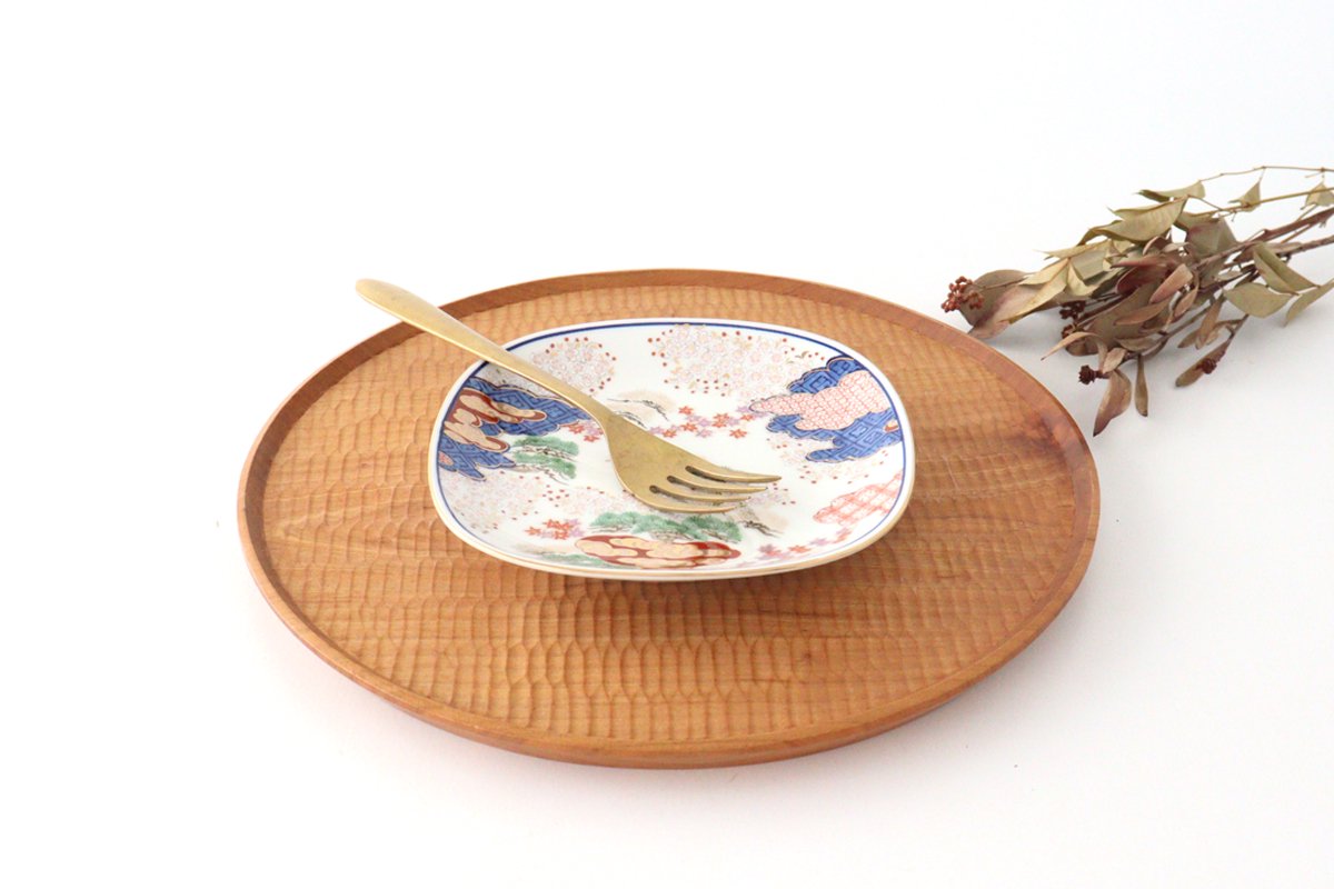 Round Plate Spring and Autumn Pattern | Arita Ware