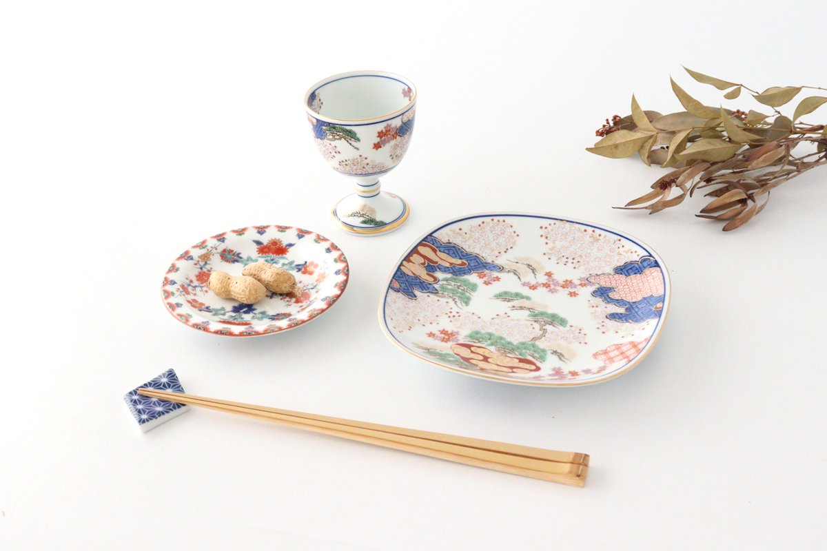 Round Plate Spring and Autumn Pattern | Arita Ware