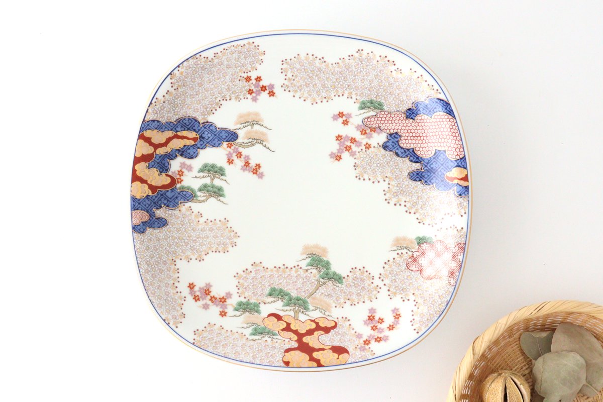 Serving Plate Spring and Autumn Pattern | Arita Ware-TOP