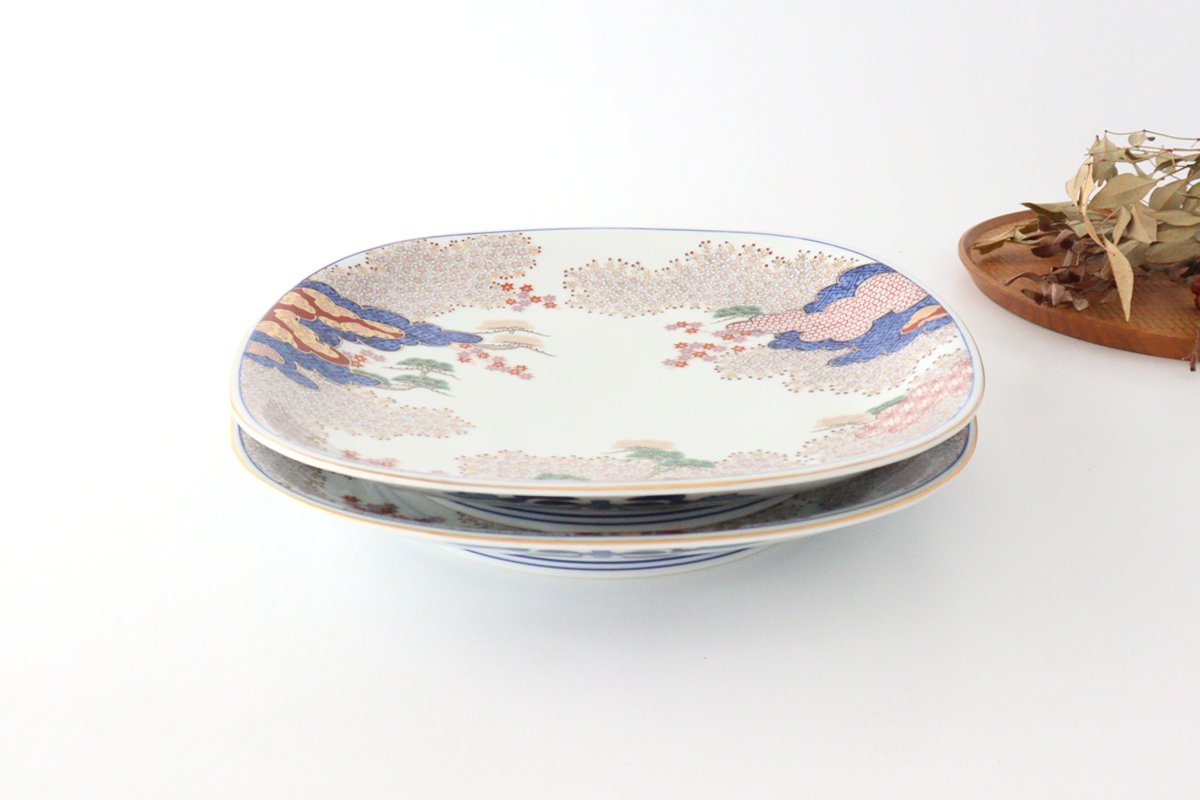 Serving Plate Spring and Autumn Pattern | Arita Ware-Detail5