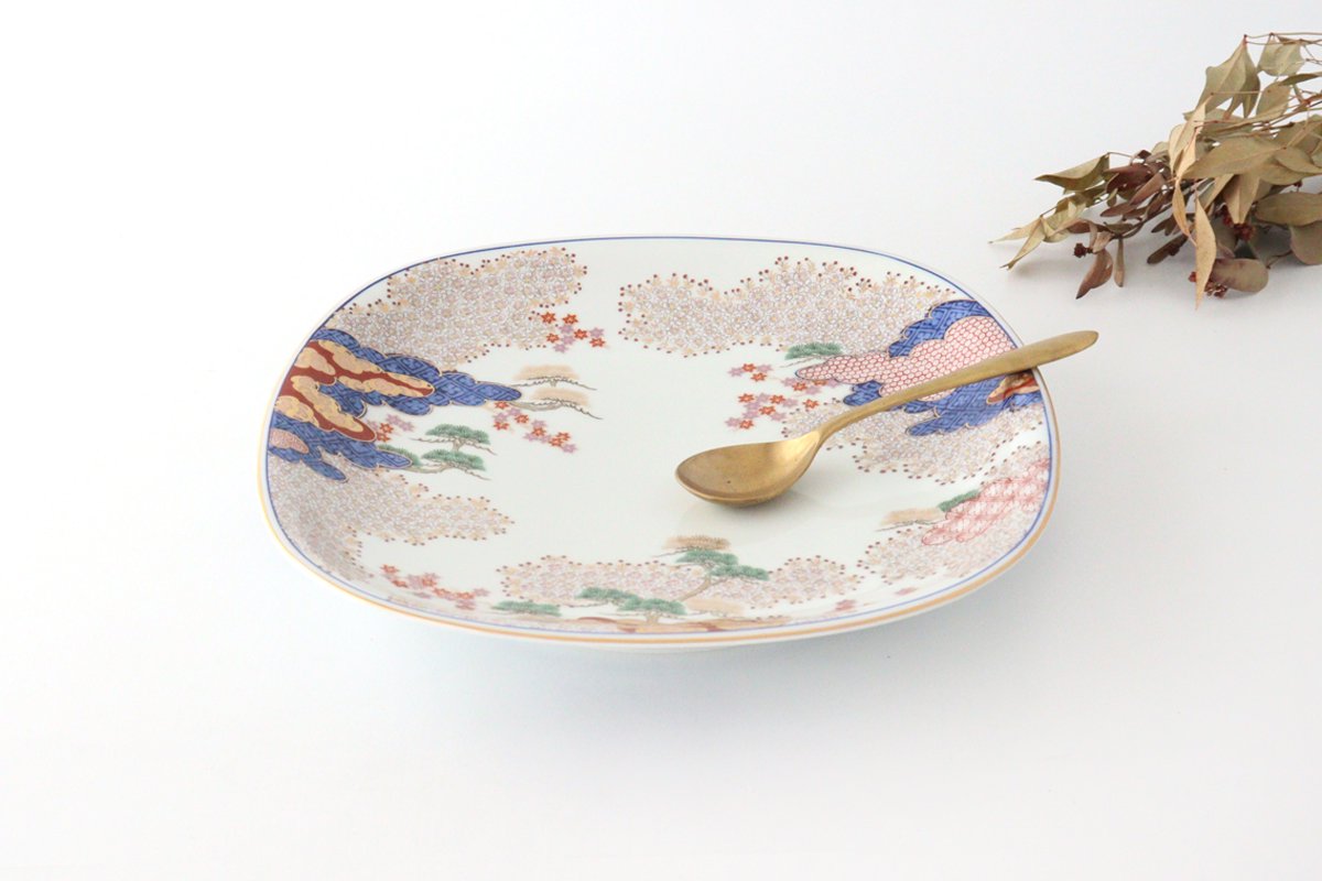Serving Plate Spring and Autumn Pattern | Arita Ware-Detail6