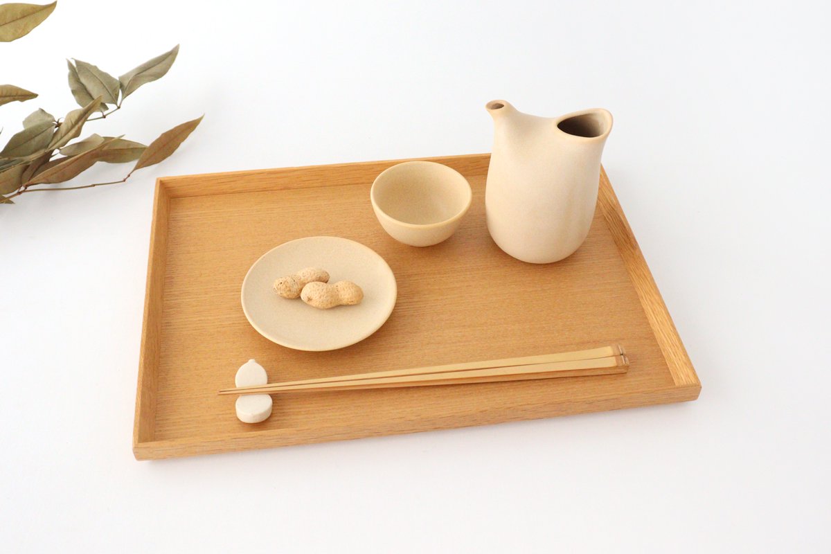 Sauce Plate Beige 9cm/3.5in | Mino Ware