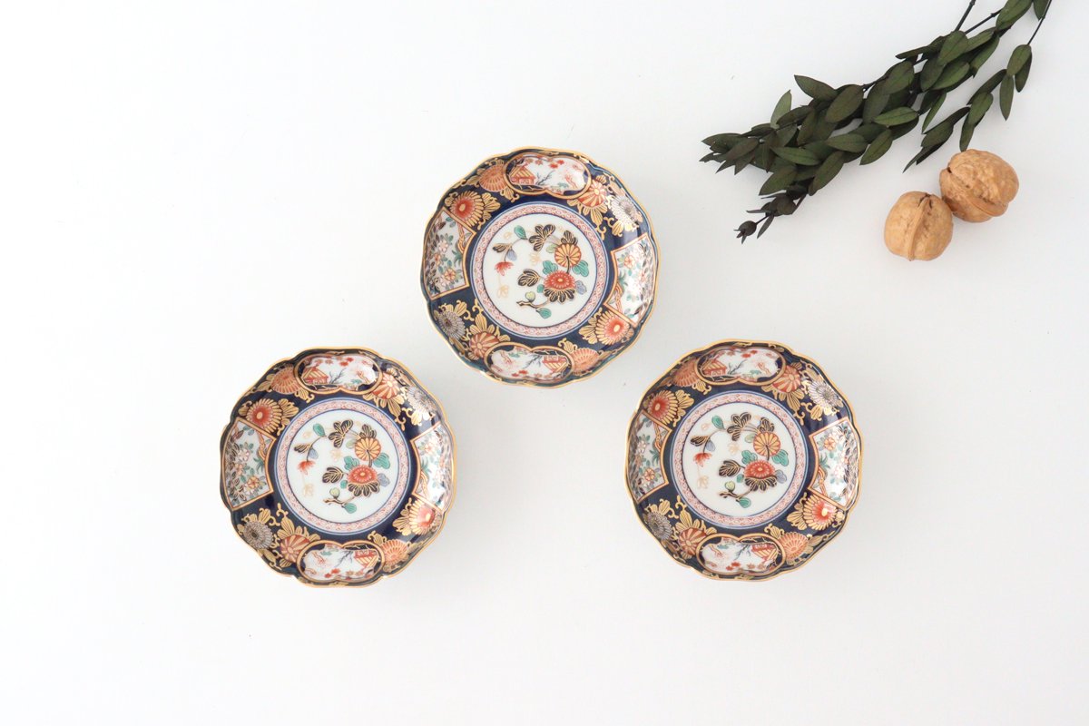 Small Plate Old Imari Style Rinpa | Arita Ware