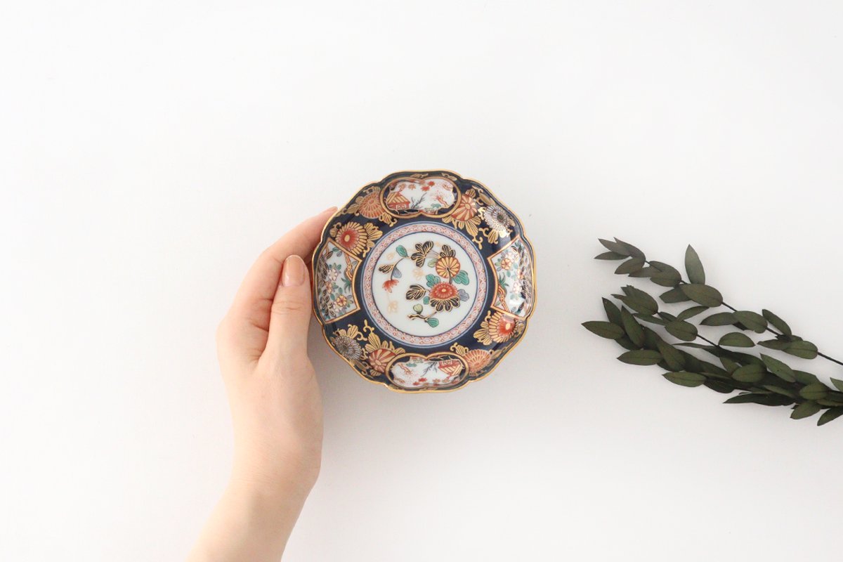 Small Plate Old Imari Style Rinpa | Arita Ware