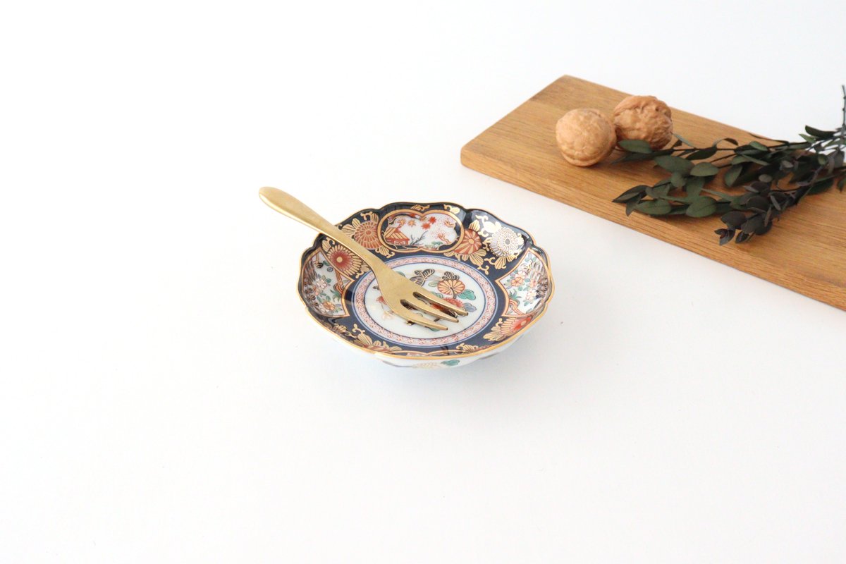 Small Plate Old Imari Style Rinpa | Arita Ware