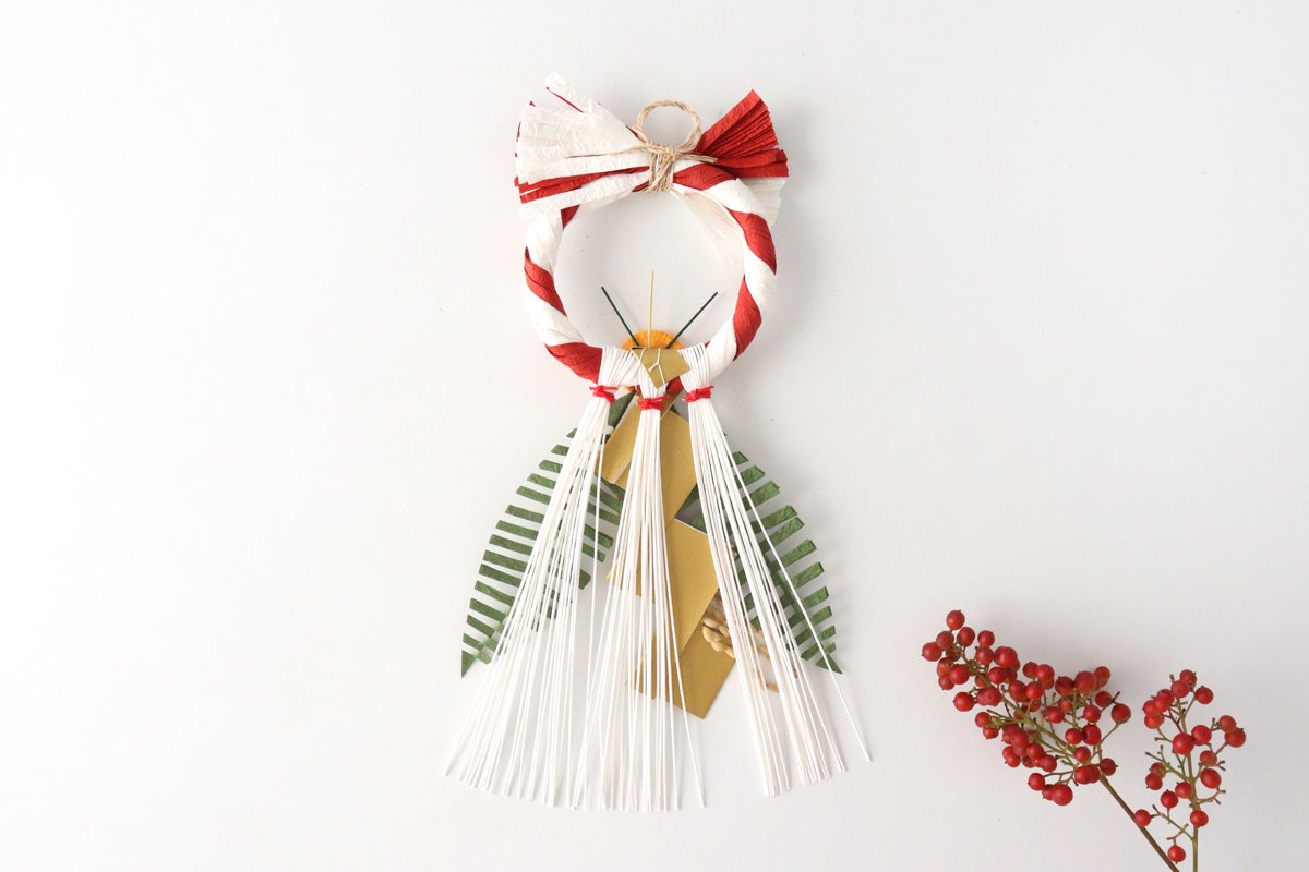 Medetaya Washi Paper Decoration for New Year Small