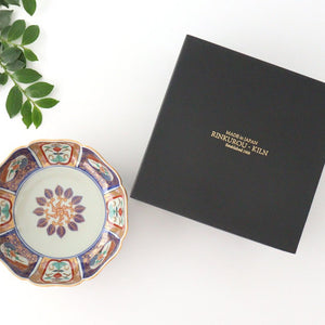Rinkurou Kiln Deep Bowl Old Imari Flower Pattern | Serving Bowl Hasami Ware-Detail11