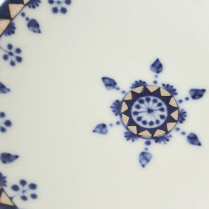 Rinkurou Kiln Round Sauce Plate Blue and Silver 10.5cm/4.1in | Hasami Ware-Detail11