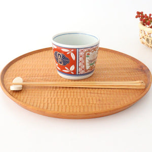 Rinkurou Kiln Soba Choko Old Imari Red Flower | Free Cup Hasami Ware-Detail2