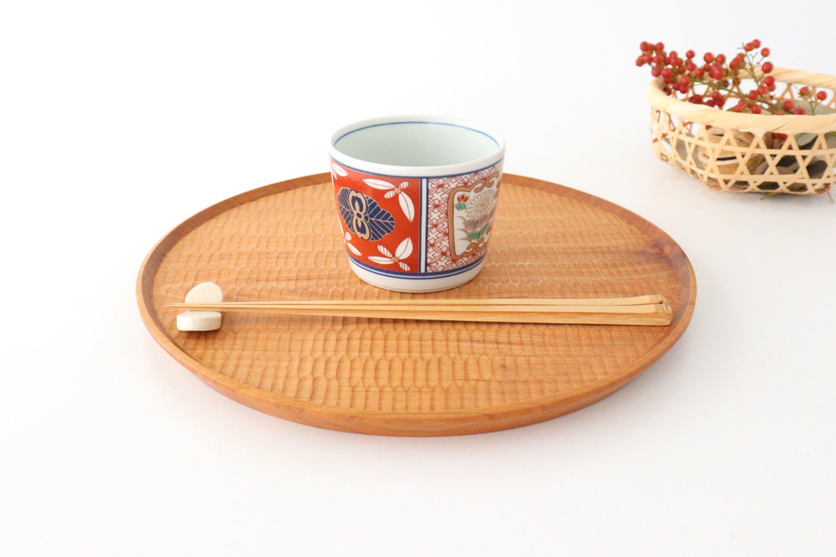 Rinkurou Kiln Soba Choko Old Imari Red Flower | Free Cup Hasami Ware