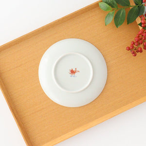 Rinkurou Kiln Small Round Plate Old Imari Style Flower Pattern 12cm/4.7in | Hasami Ware-Detail5
