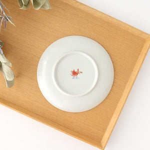 Rinkurou Kiln Small Round Plate Old Imari Style Blue&Gold Flower Pattern 12cm/4.7in | Hasami Ware-Detail5