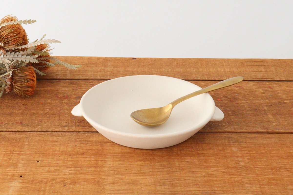 Oven Plate White Heat-resistant Large | Mino Ware