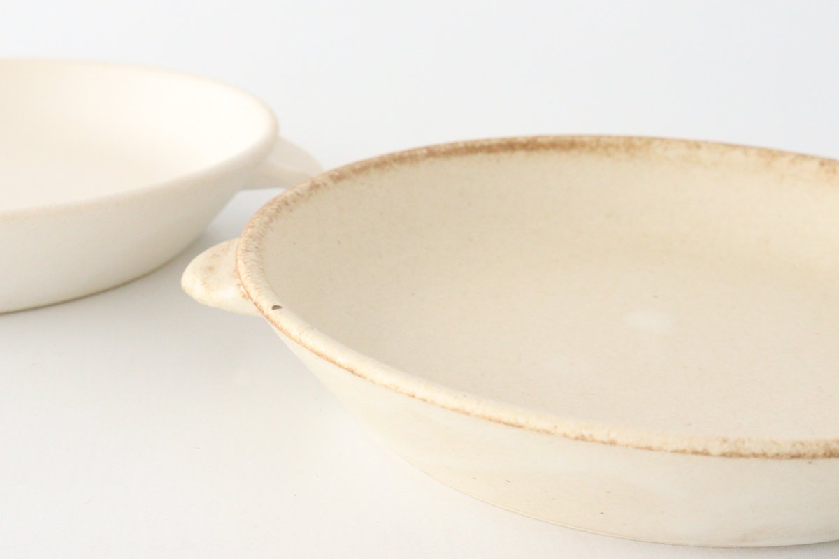 Oven Plate White Heat-resistant Large | Mino Ware