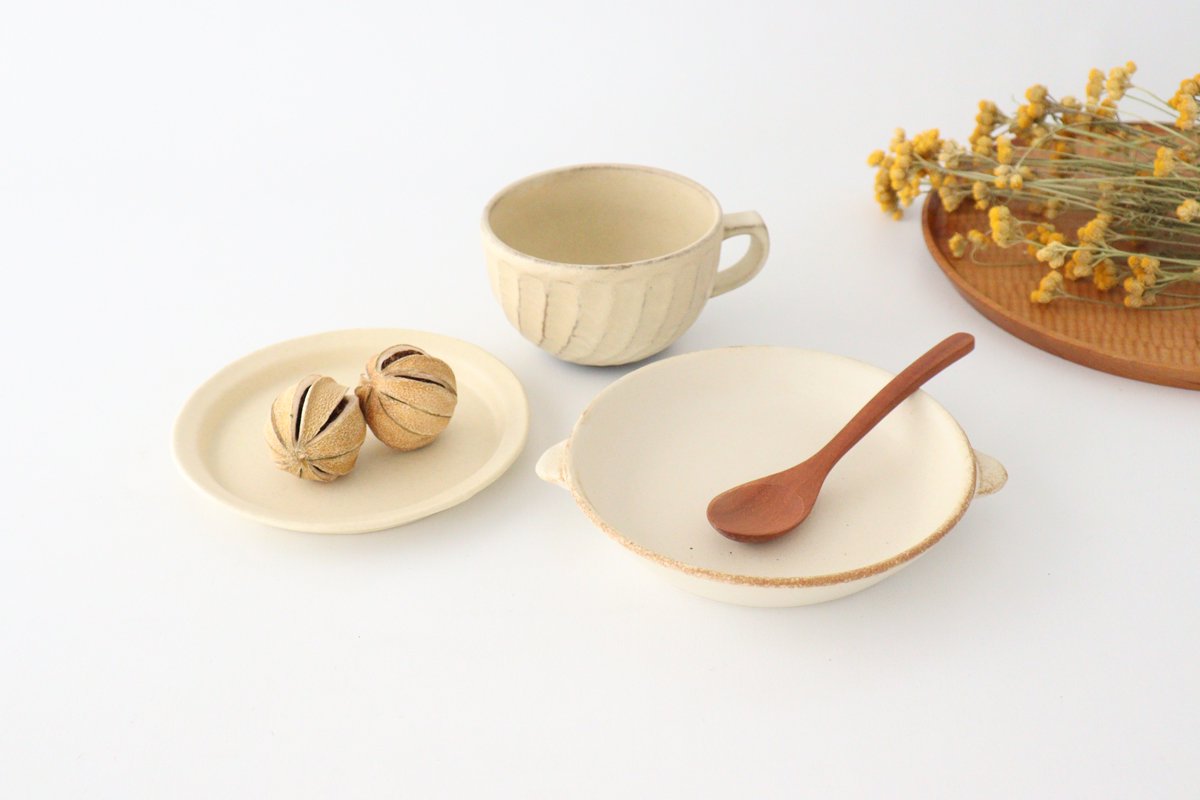 Oven Plate White Heat-resistant Large | Mino Ware