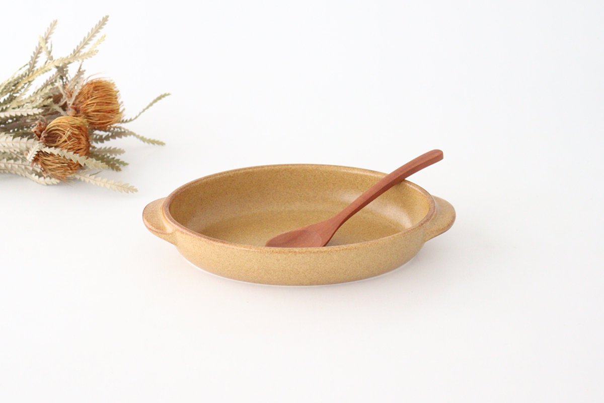 Oven Plate Brown Heat-resistant Large | Mino Ware