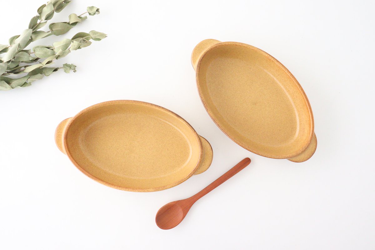 Oven Plate Brown Heat-resistant Large | Mino Ware