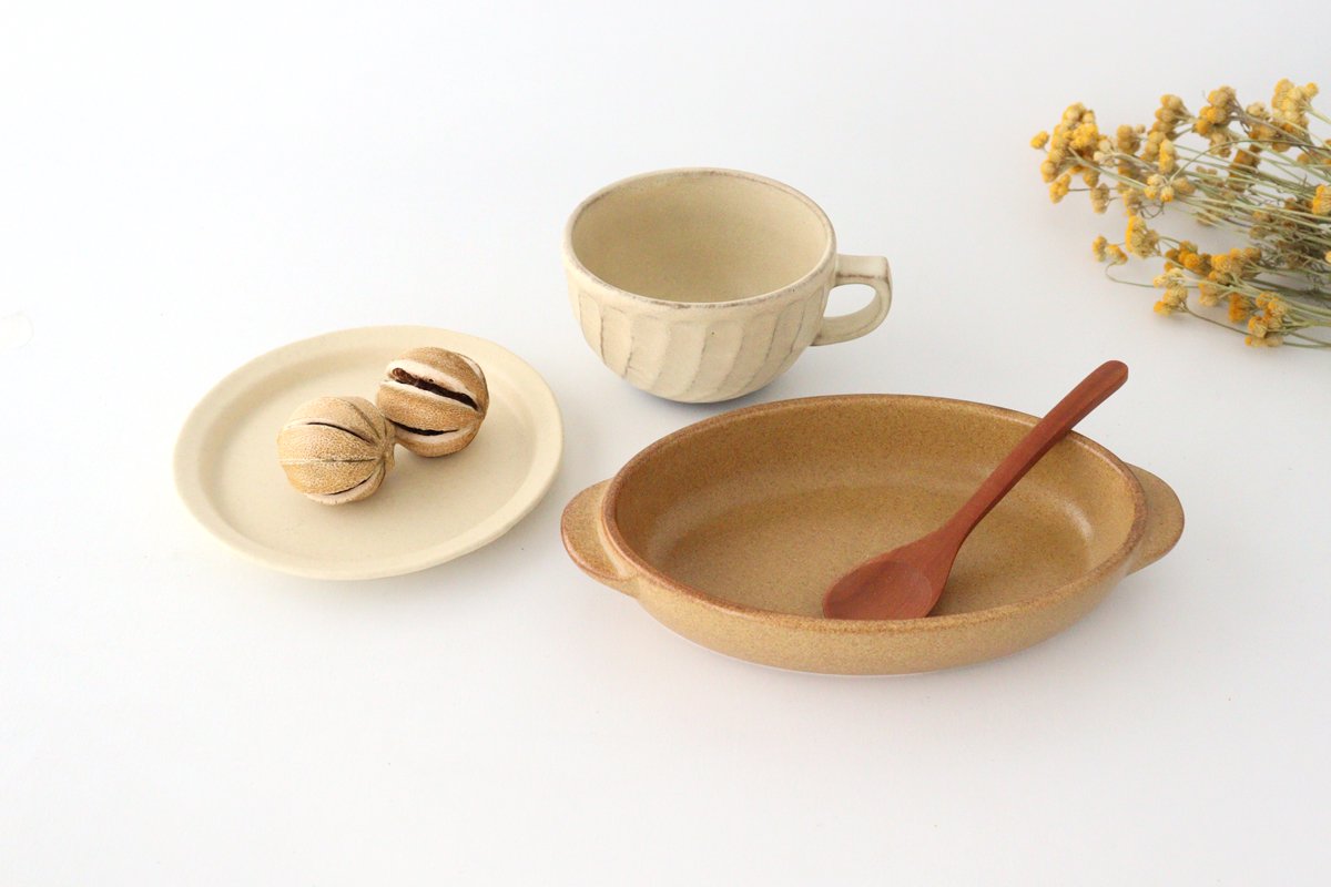 Oven Plate Brown Heat-resistant Large | Mino Ware