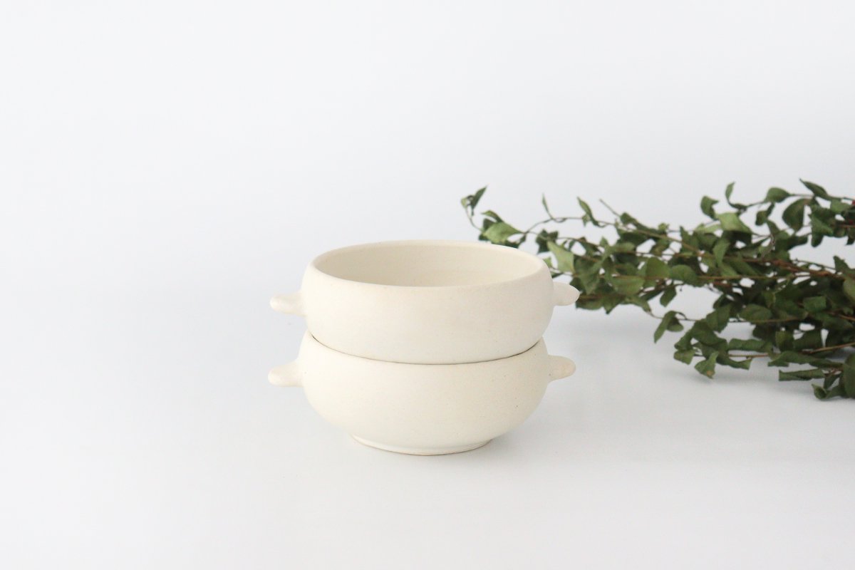 Oven Bowl White Heat-resistant | Serving Bowl Mino Ware
