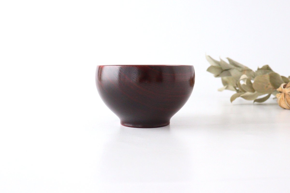 Sen Chitose Soup Bowl Vermilion | Yamanaka Lacquerware