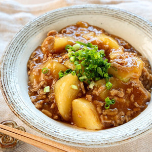 Furutani Seitosho Shallow Bowl Horizontal Stripes 21cm/8.3in | Serving Bowl-TOP