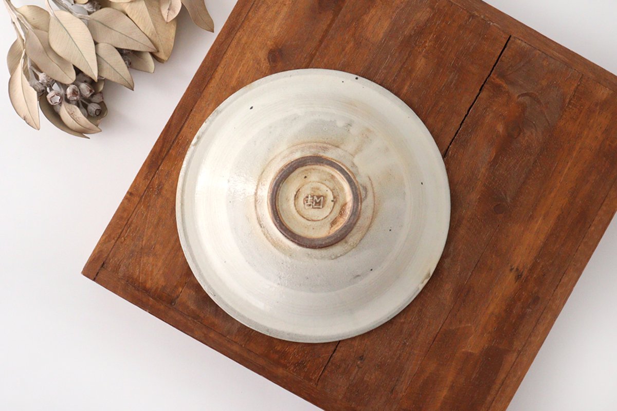 Furutani Seitosho Shallow Bowl Horizontal Stripes 21cm/8.3in | Serving Bowl-Detail5