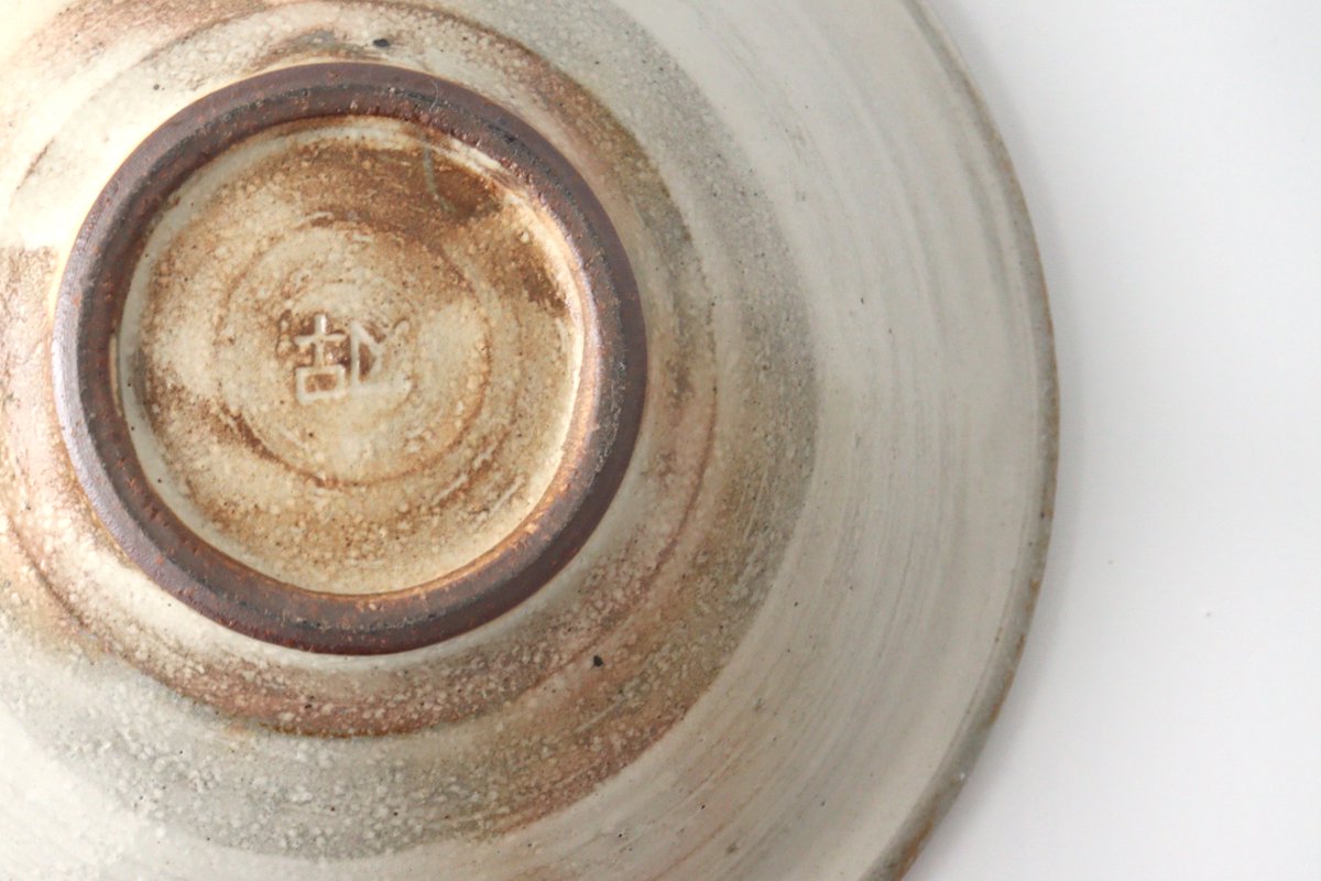 Furutani Seitosho Shallow Bowl Horizontal Stripes 18cm/7.1in | Serving Bowl-Detail13