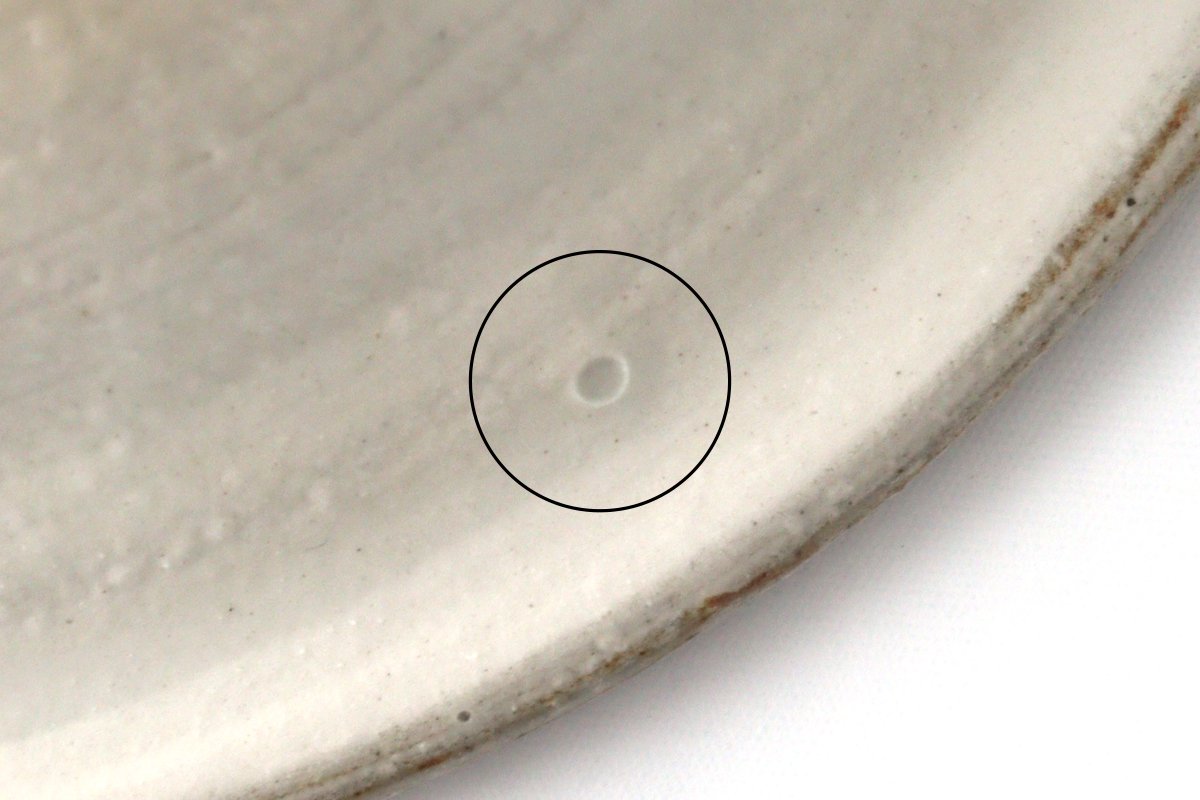 Furutani Seitosho Shallow Bowl Horizontal Stripes 18cm/7.1in | Serving Bowl-Detail14