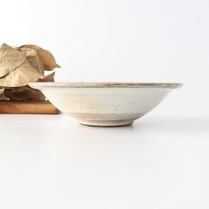 Furutani Seitosho Shallow Bowl Horizontal Stripes 18cm/7.1in | Serving Bowl-Detail4