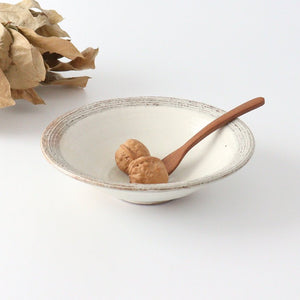 Furutani Seitosho Shallow Bowl Horizontal Stripes 18cm/7.1in | Serving Bowl-Detail8