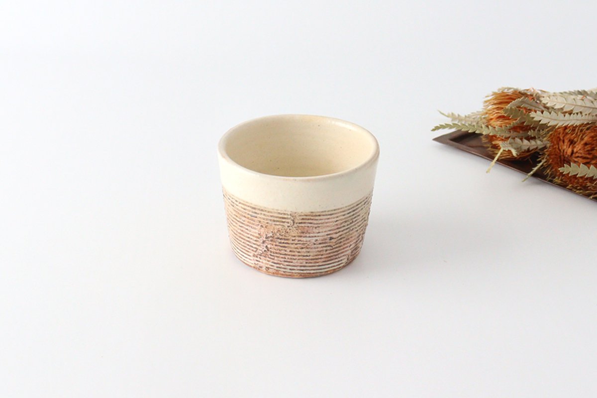 Furutani Seitosho Soba Choko Horizontal Stripes | Free Cup