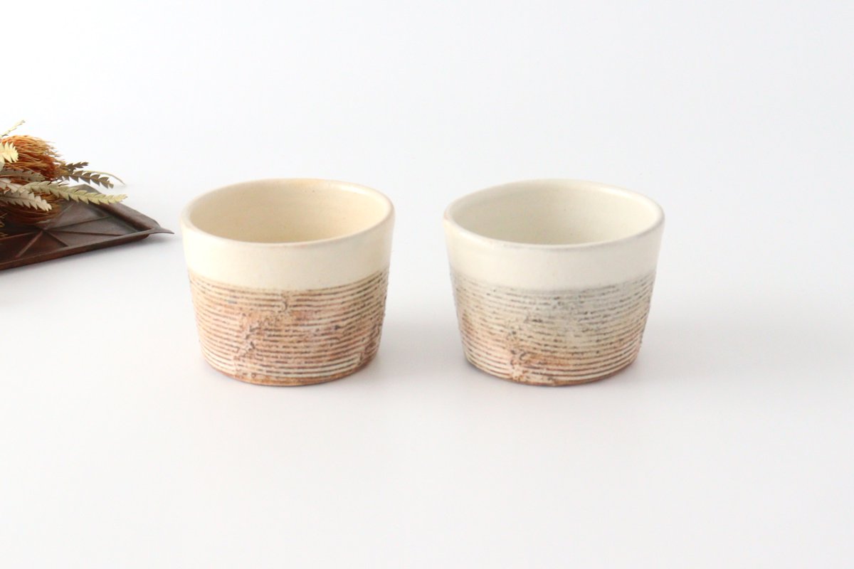Furutani Seitosho Soba Choko Horizontal Stripes | Free Cup
