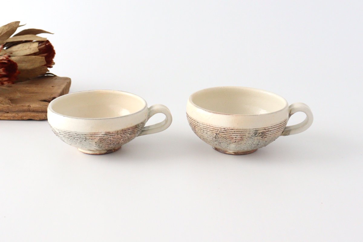 Furutani Seitosho Soup Cup Horizontal Stripes-Detail11