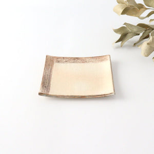 Furutani Seitosho Square Desert Plate 12cm/4.7in-TOP