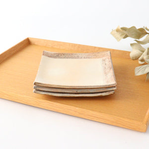 Furutani Seitosho Square Desert Plate 12cm/4.7in-Detail5